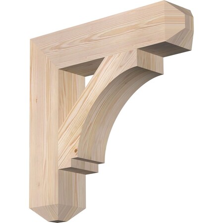 Ekena Millwork Imperial Craftsman Smooth Bracket, Douglas Fir, 5 1/2"W x 26"D x 26"H BKT06X26X26IMP04SDF